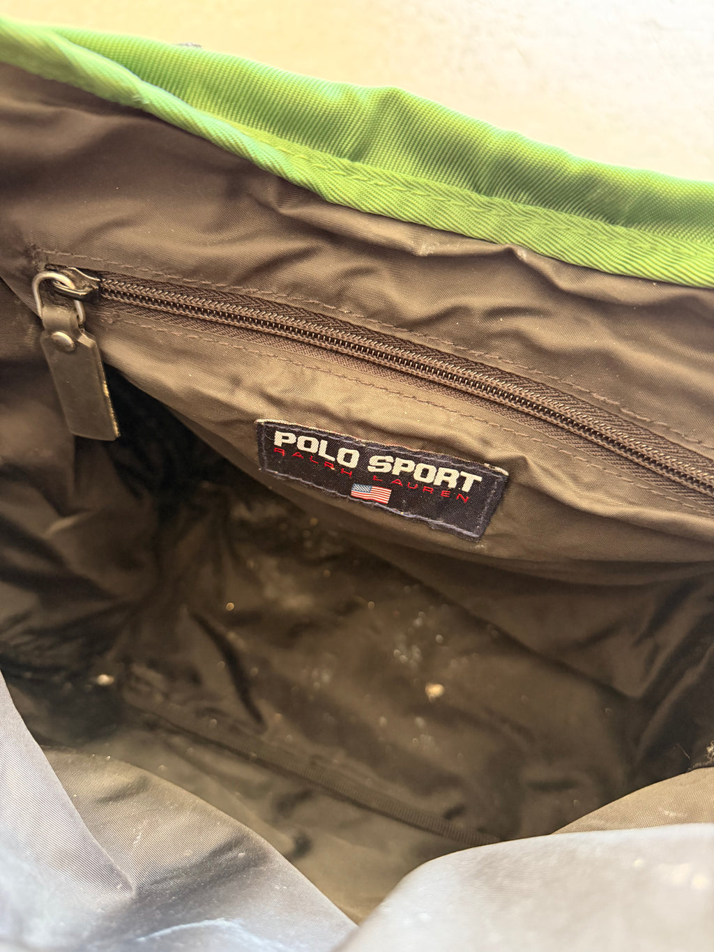 Polo Sport green handbag