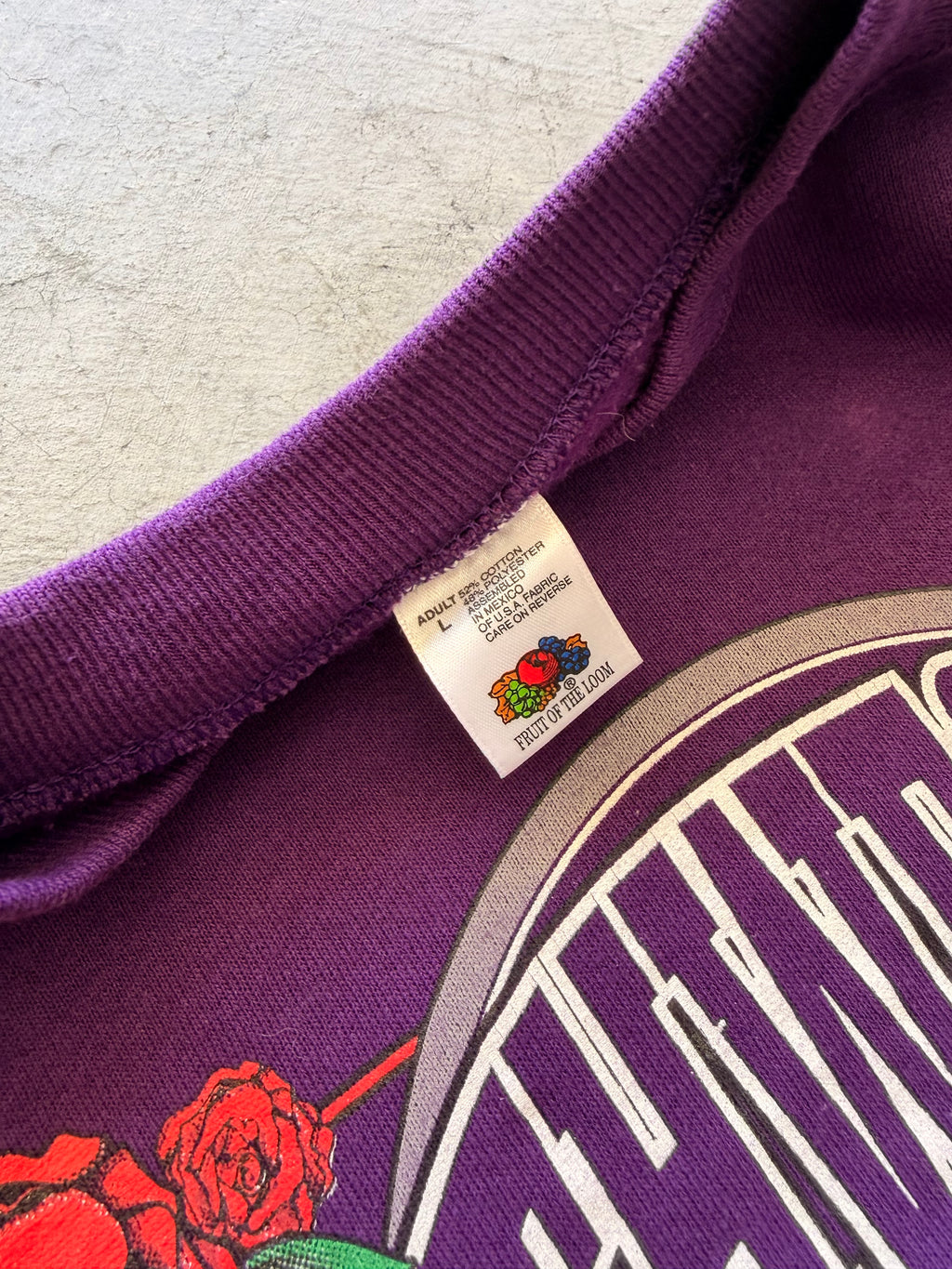 1996 Northwestern purple crewneck - L