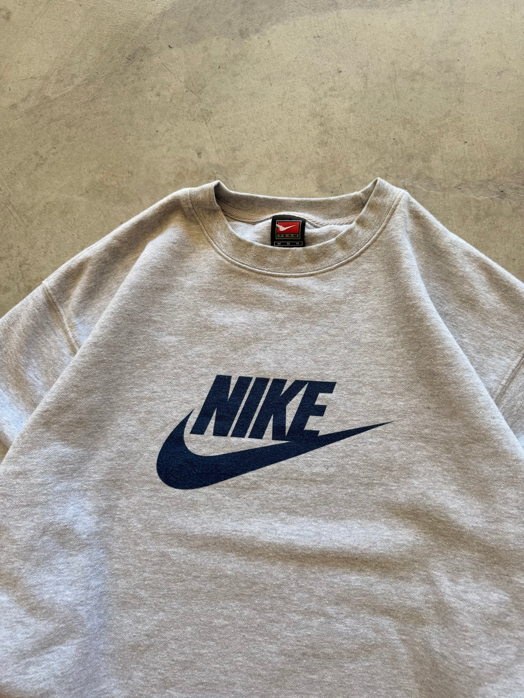 90s Nike grey crewneck - M