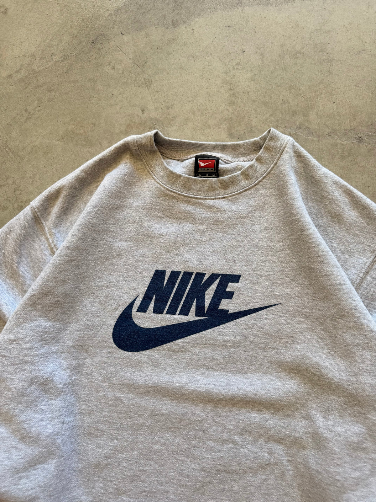 90s Nike grey crewneck - M