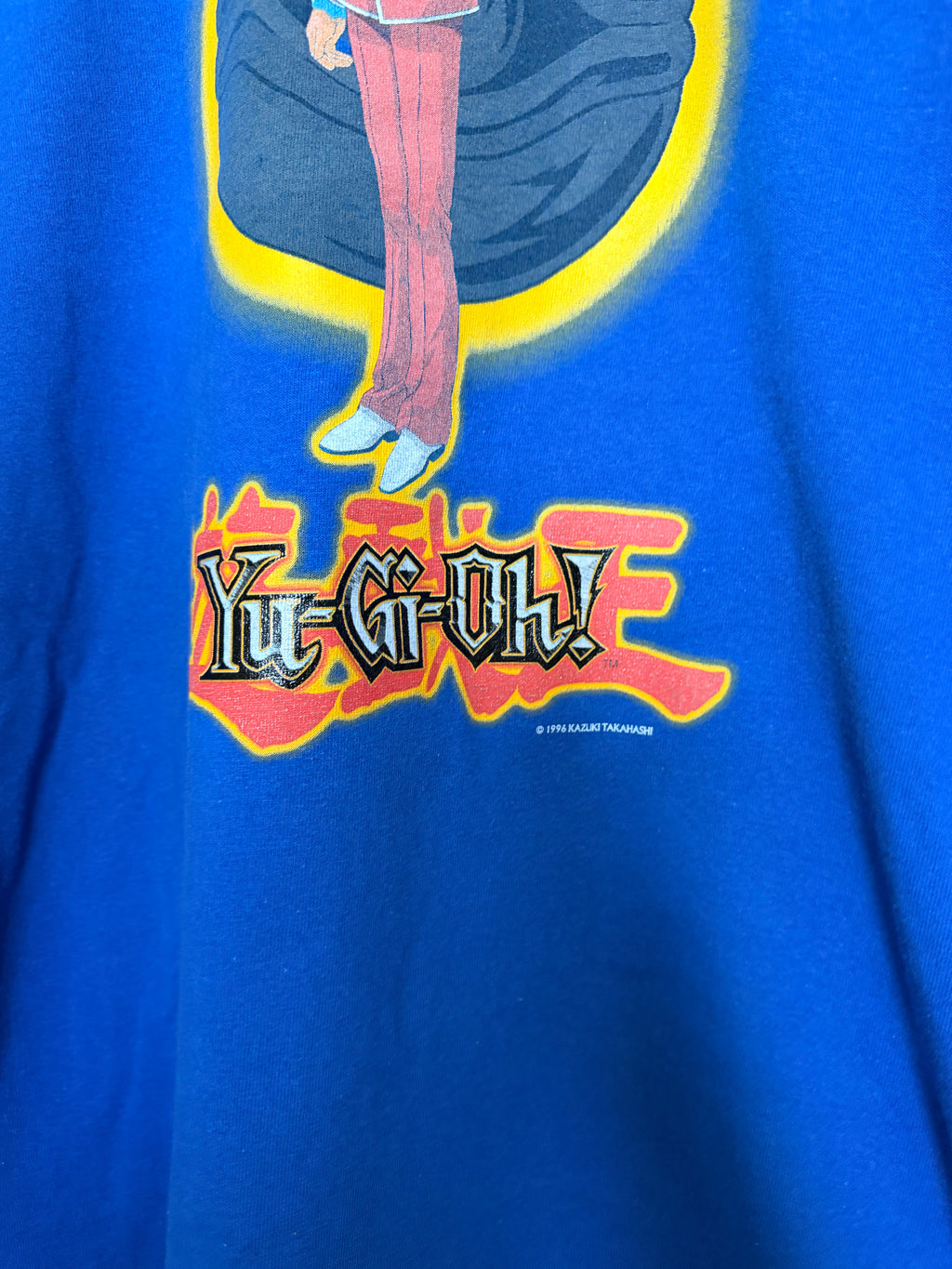 Yu-Gi-Oh! blue long sleeve tee - L