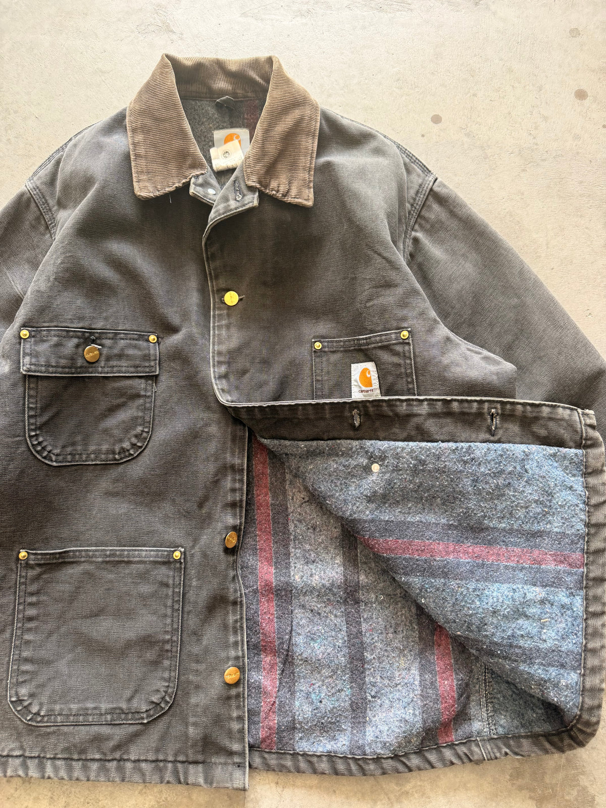 Carhartt black chore jacket - XL