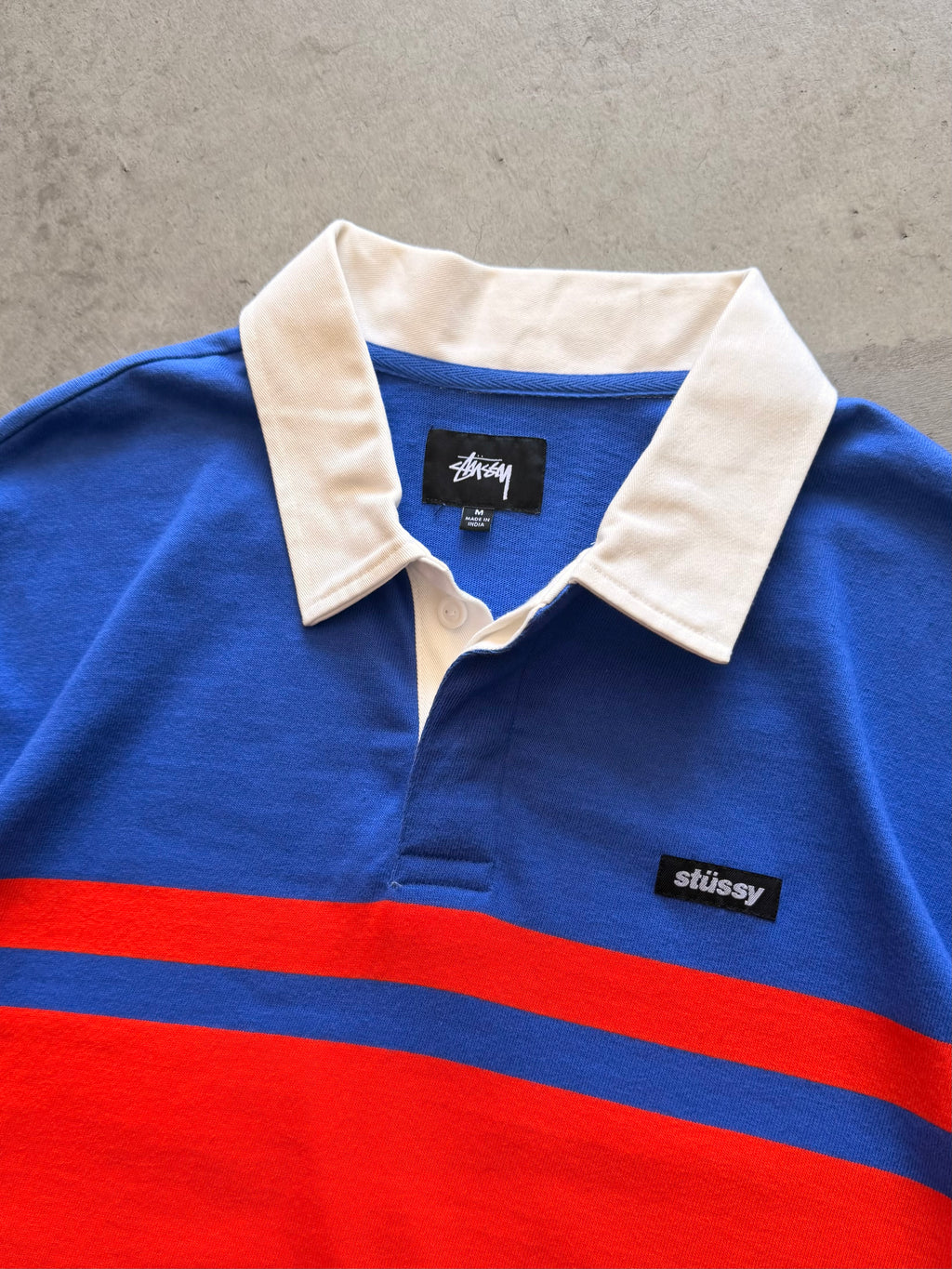 Stussy rugby polo - M