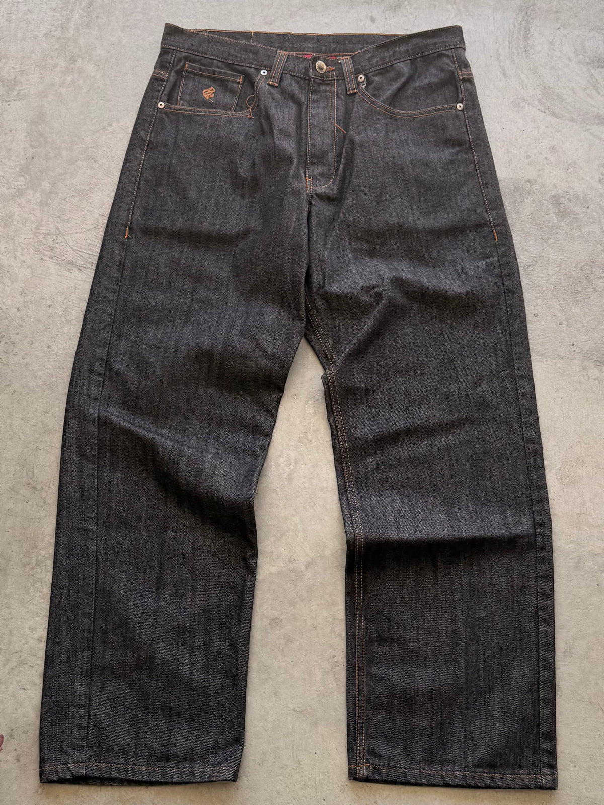 Rocawear black denim jeans Sz 34