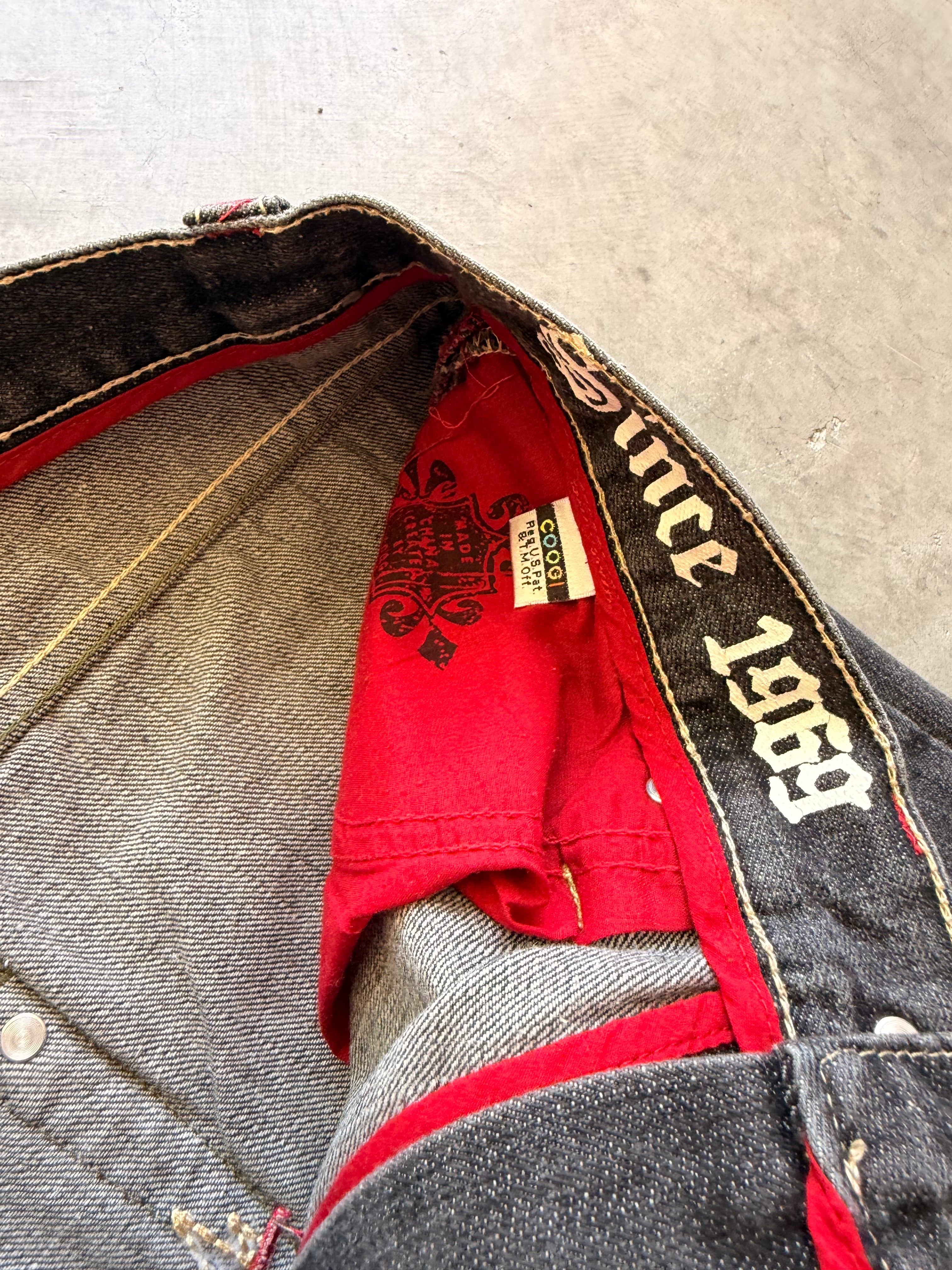 Coogi Y2K ash grey pants Sz 36