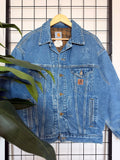 2002 denim Carhartt blanket lined jacket - M