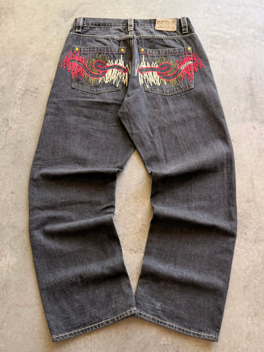 Coogi Y2K ash grey pants Sz 36