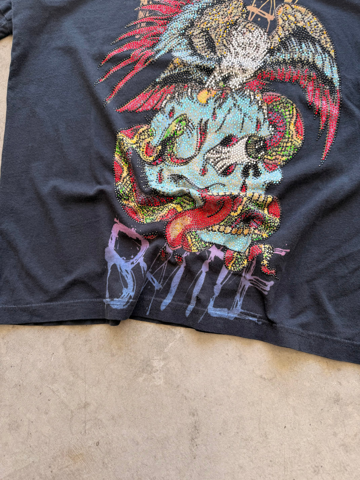Ed Hardy final battle tee - L