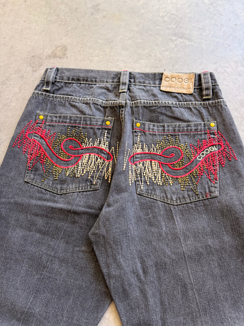 Coogi Y2K ash grey pants Sz 36