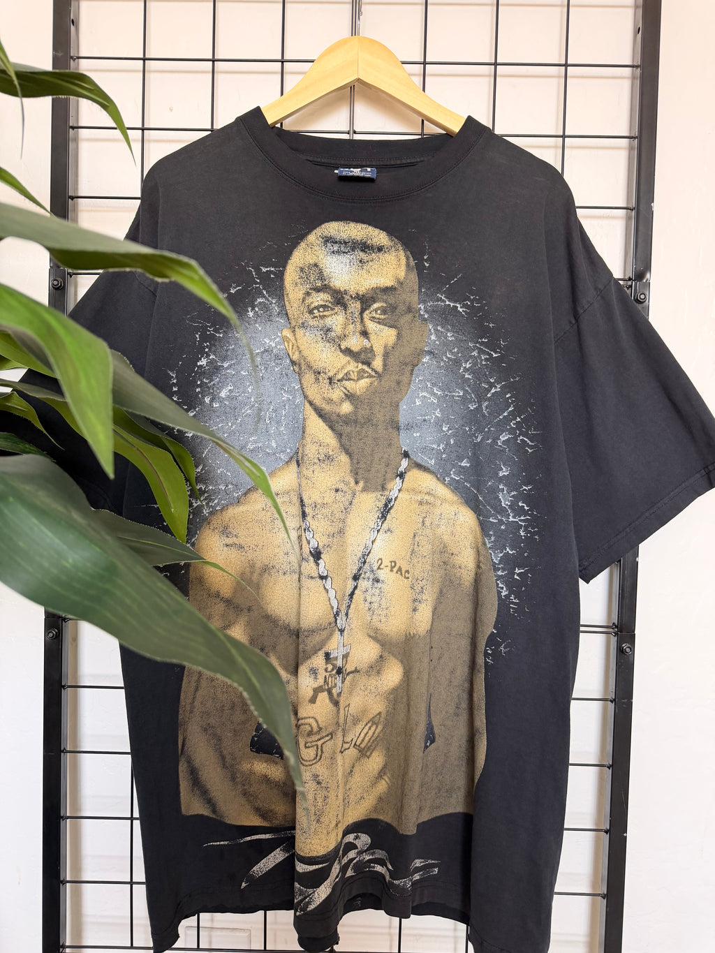 Whole body Tupac black tee - XL