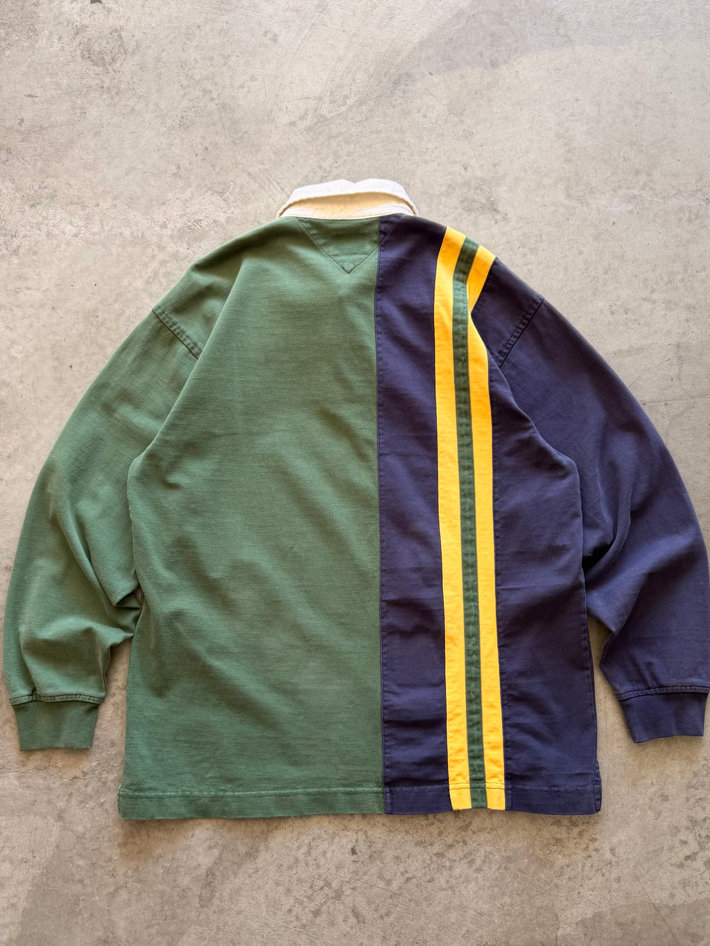 00s Tommy Hilfiger long sleeve polo - M
