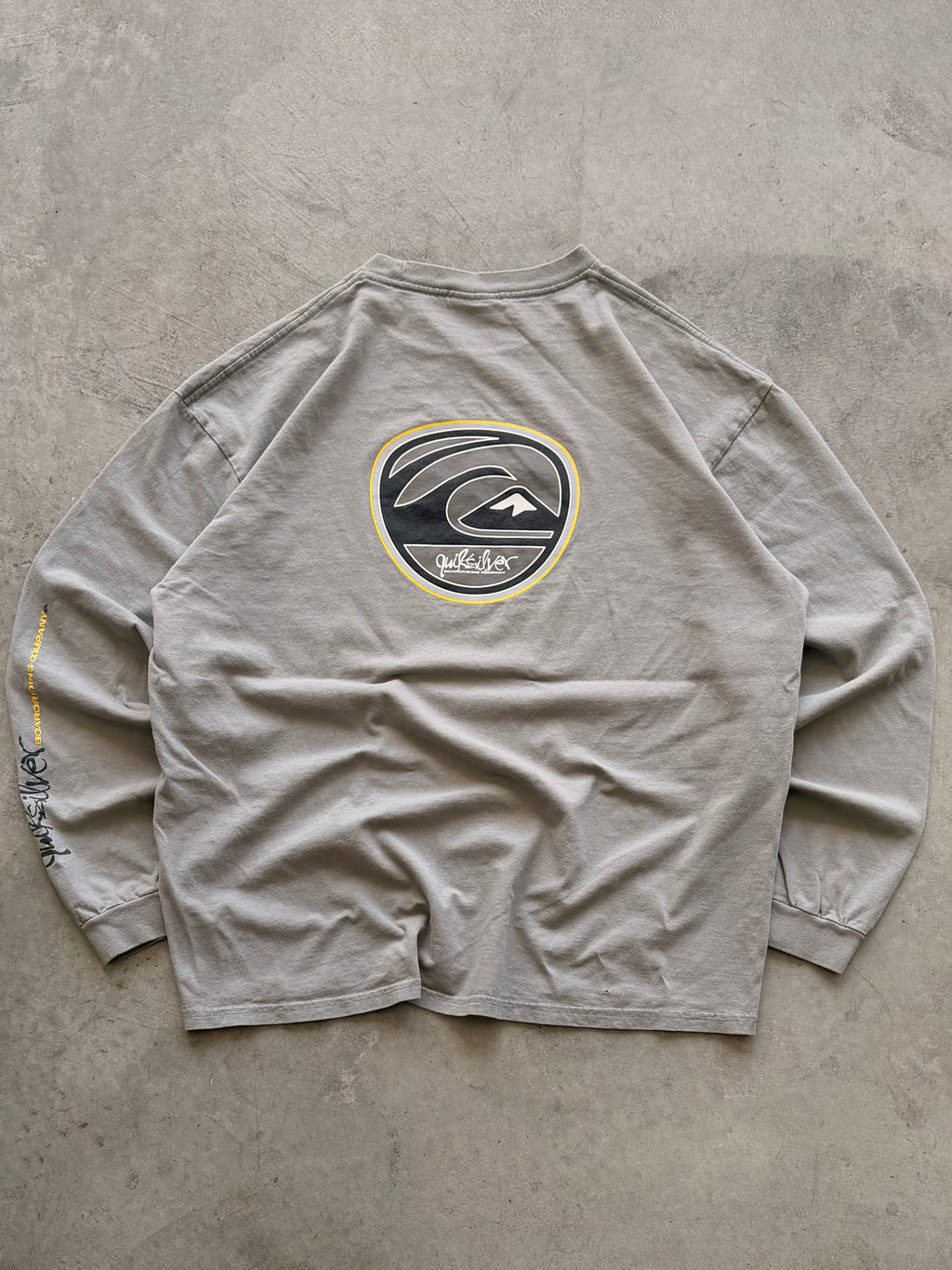Grey Quiksilver long sleeve -  XL