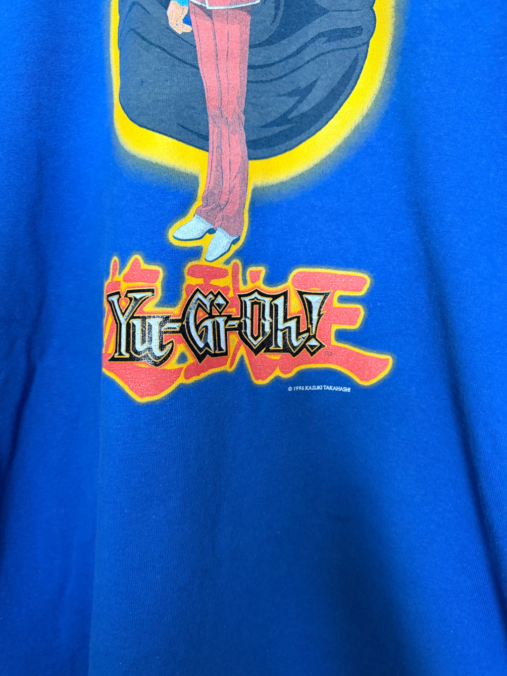 Yu-Gi-Oh! blue long sleeve tee - L