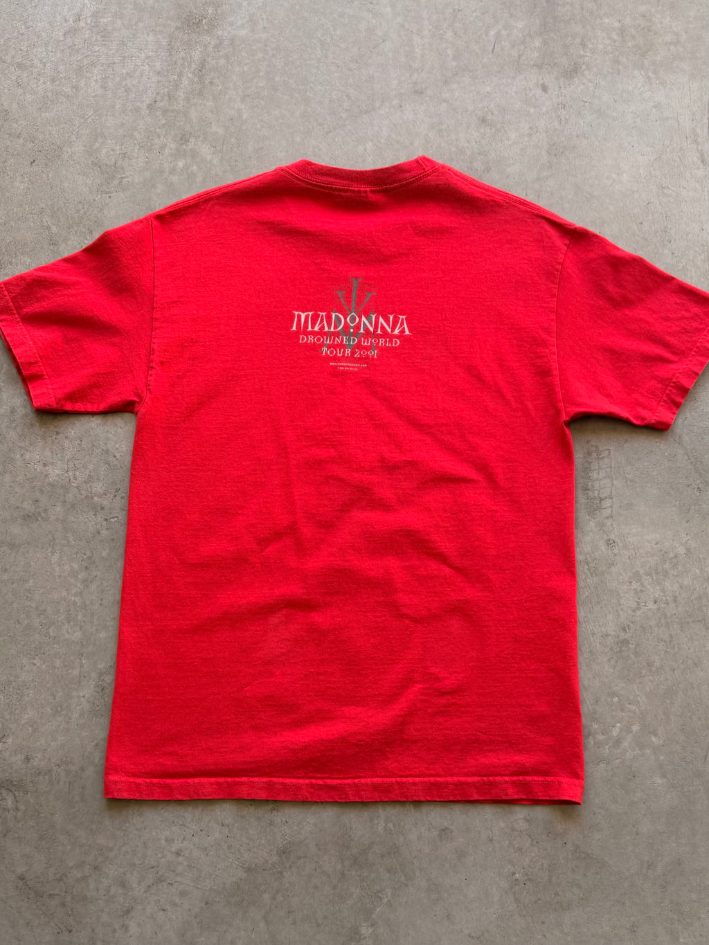 Madonna drowned world tour tee - L