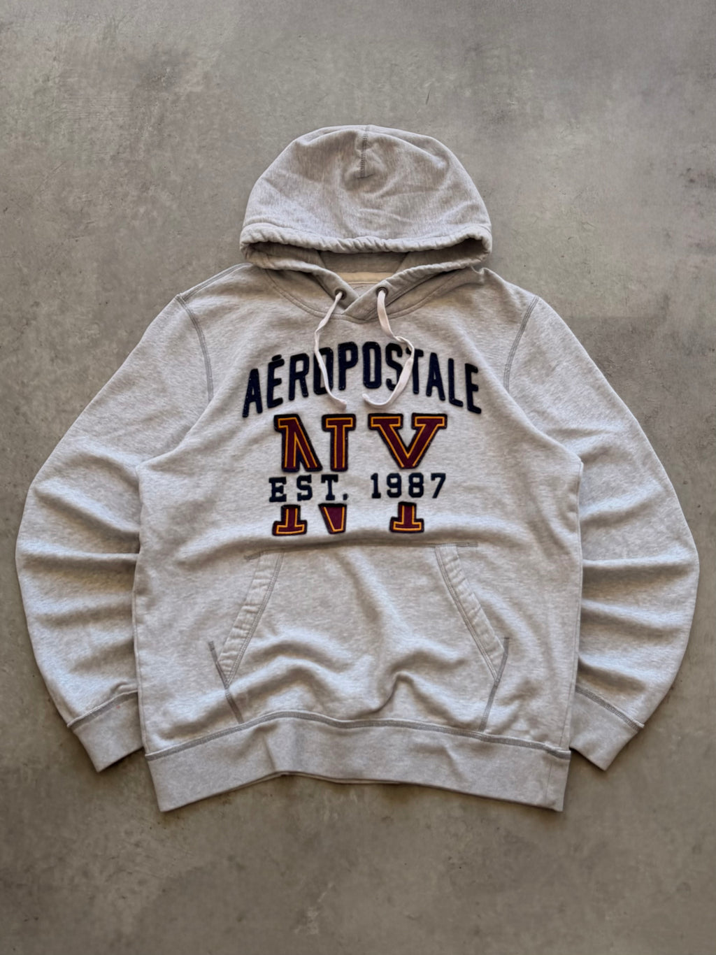 Aeropostale NY grey hoodie - XL