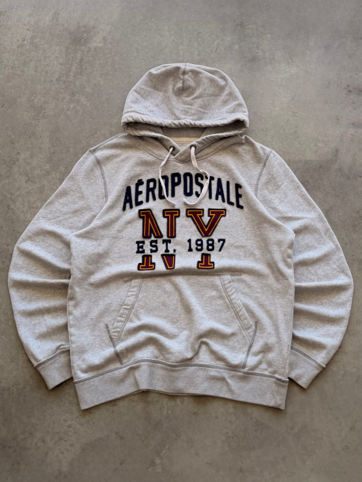 Aeropostale NY grey hoodie - XL
