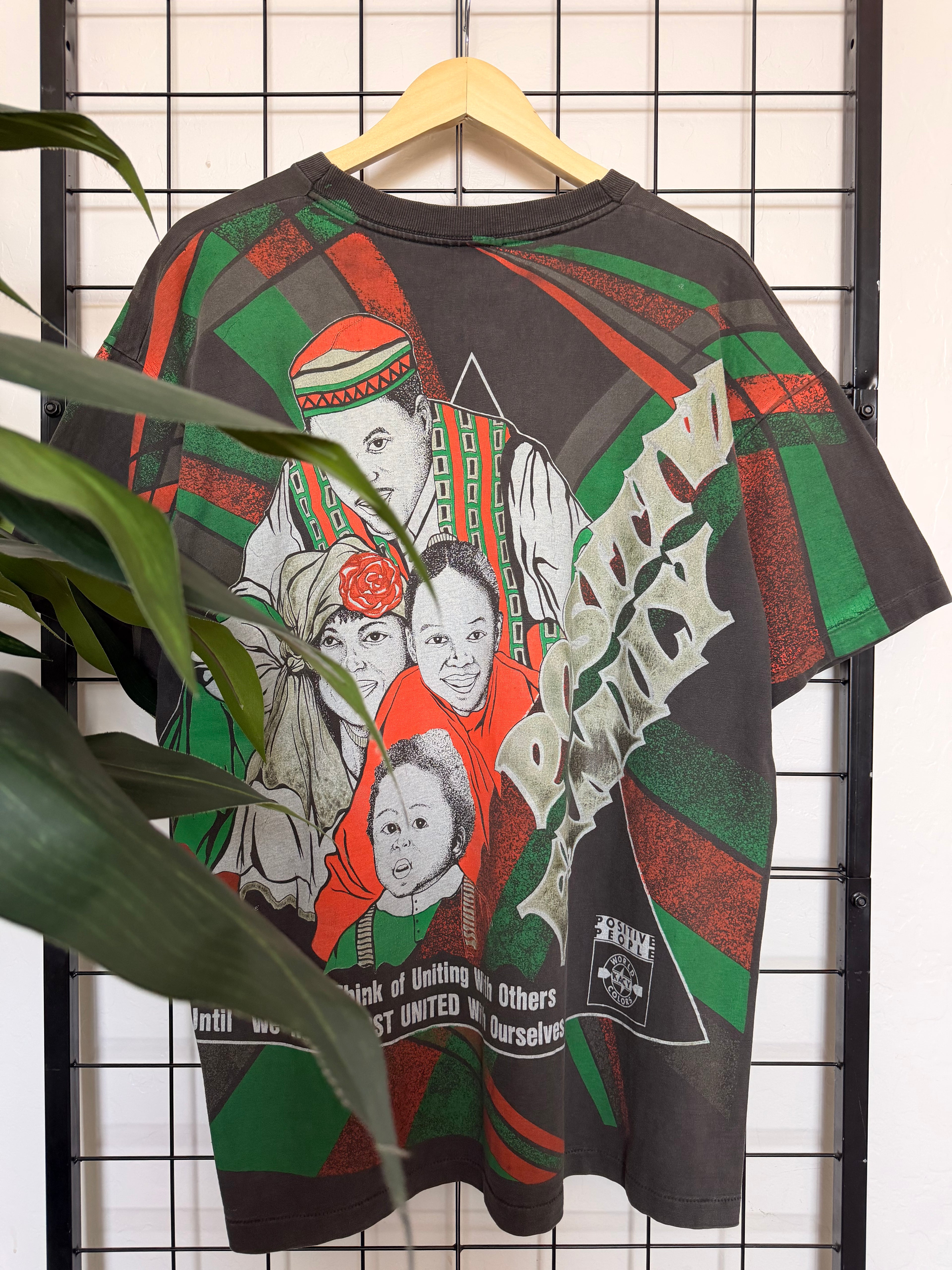 90s Positive family AOP tee - XL