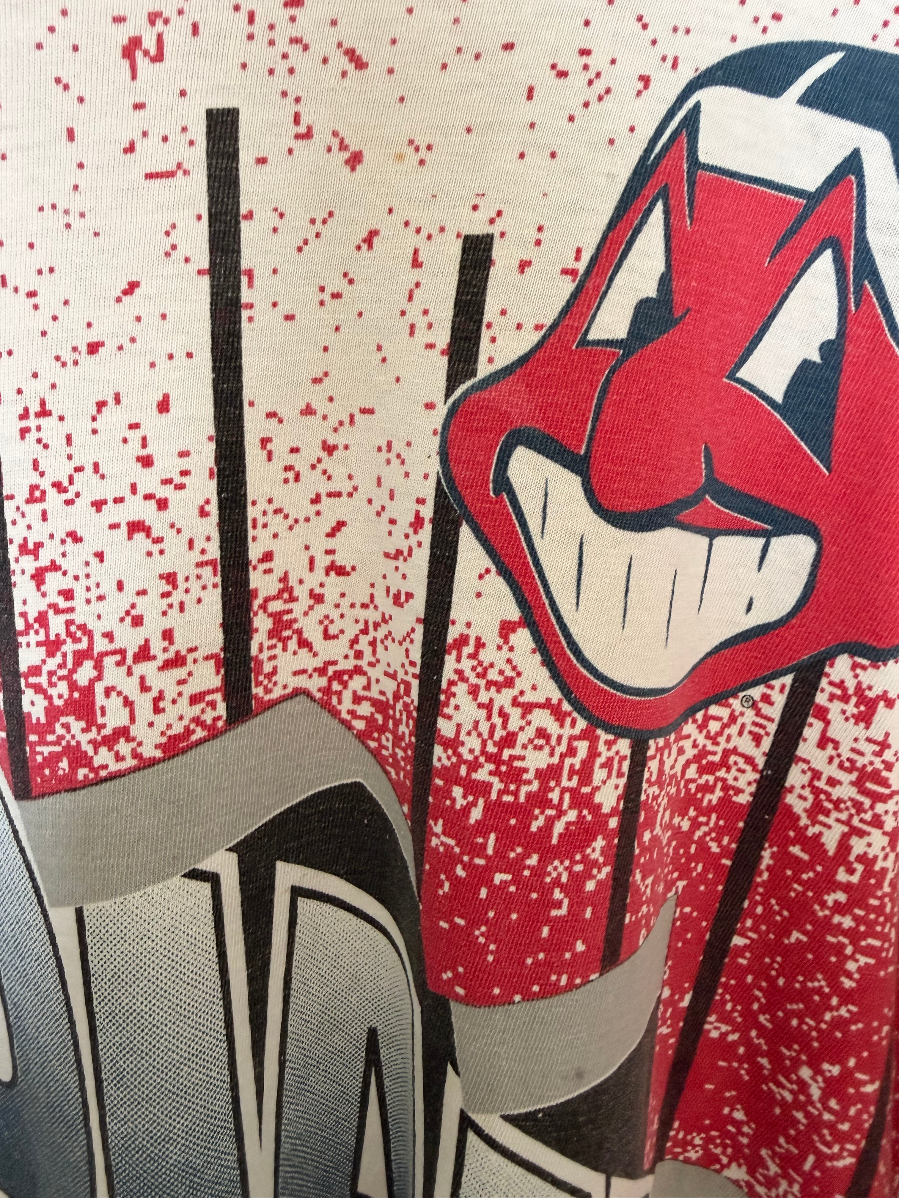 1995 Cleveland Indians AOP Tee - XL