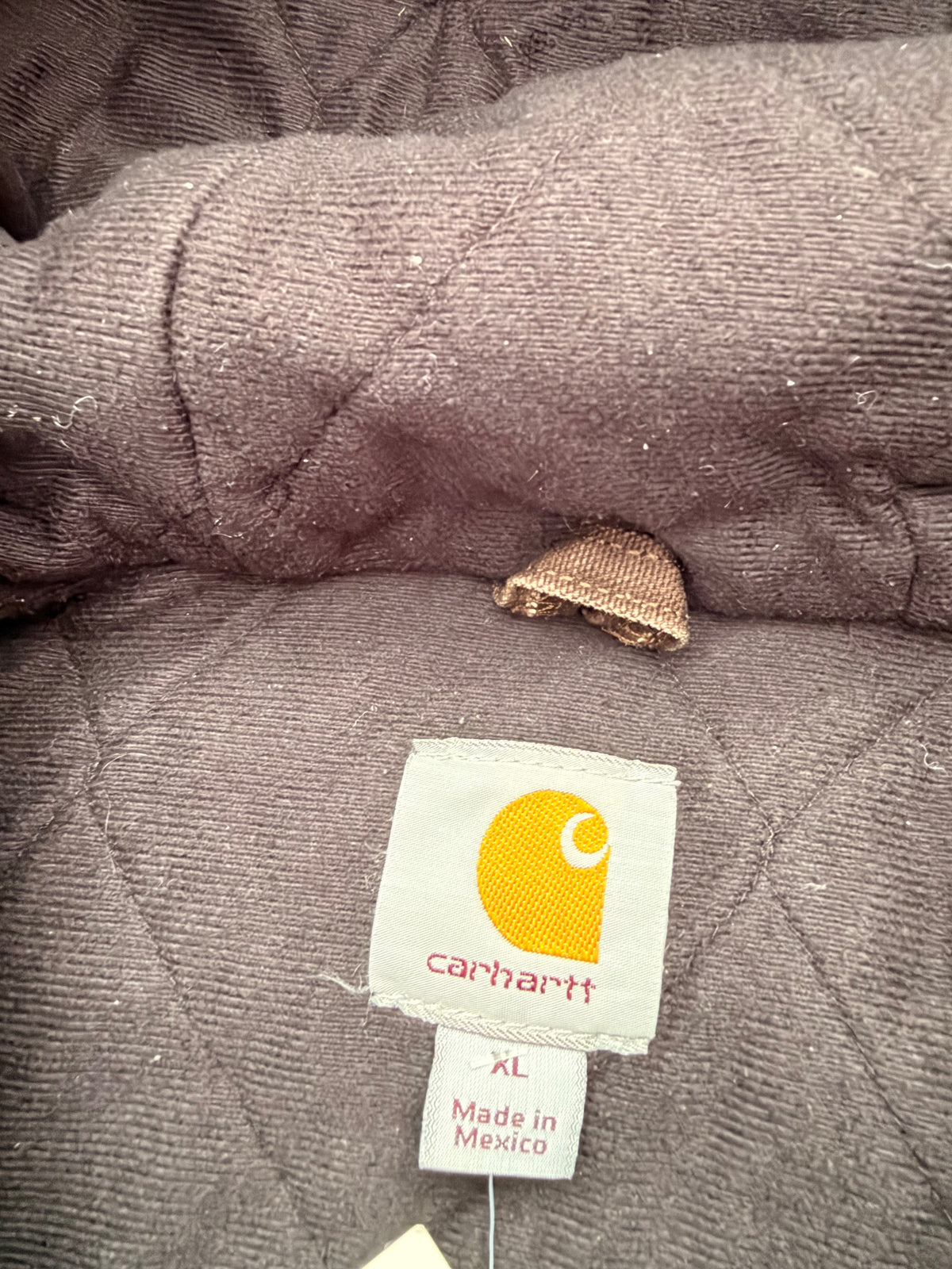J130 dark brown Carhartt jacket - XL