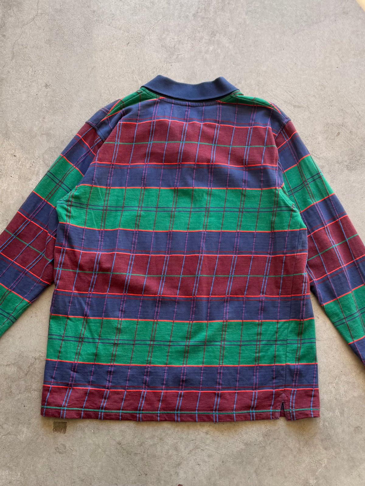 Stussy plaid button up - M