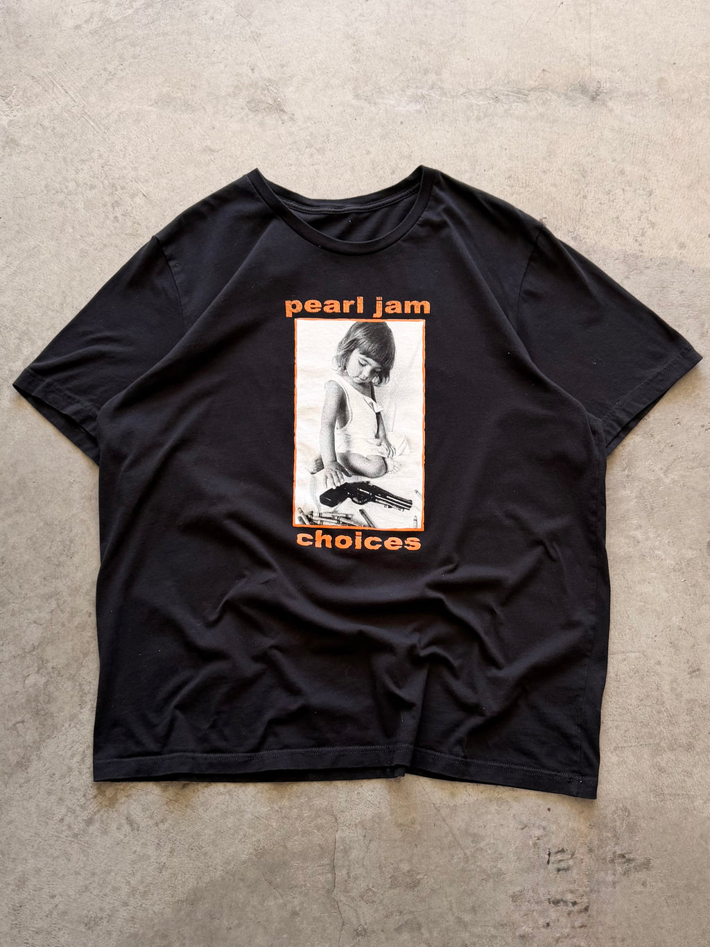 Pearl Jam black modern tee - XL