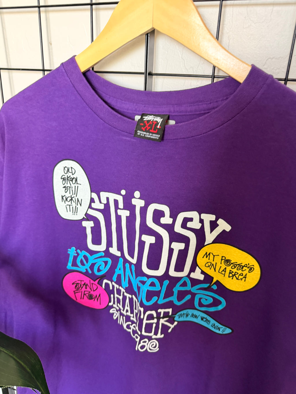 Stussy vintage Los Angeles chapter tee - XL