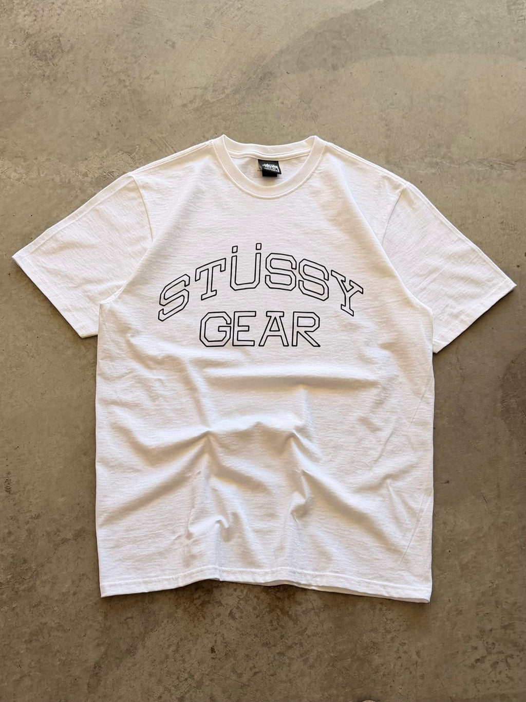 Stussy gear white tee - M