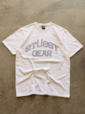 Stussy gear white tee - M