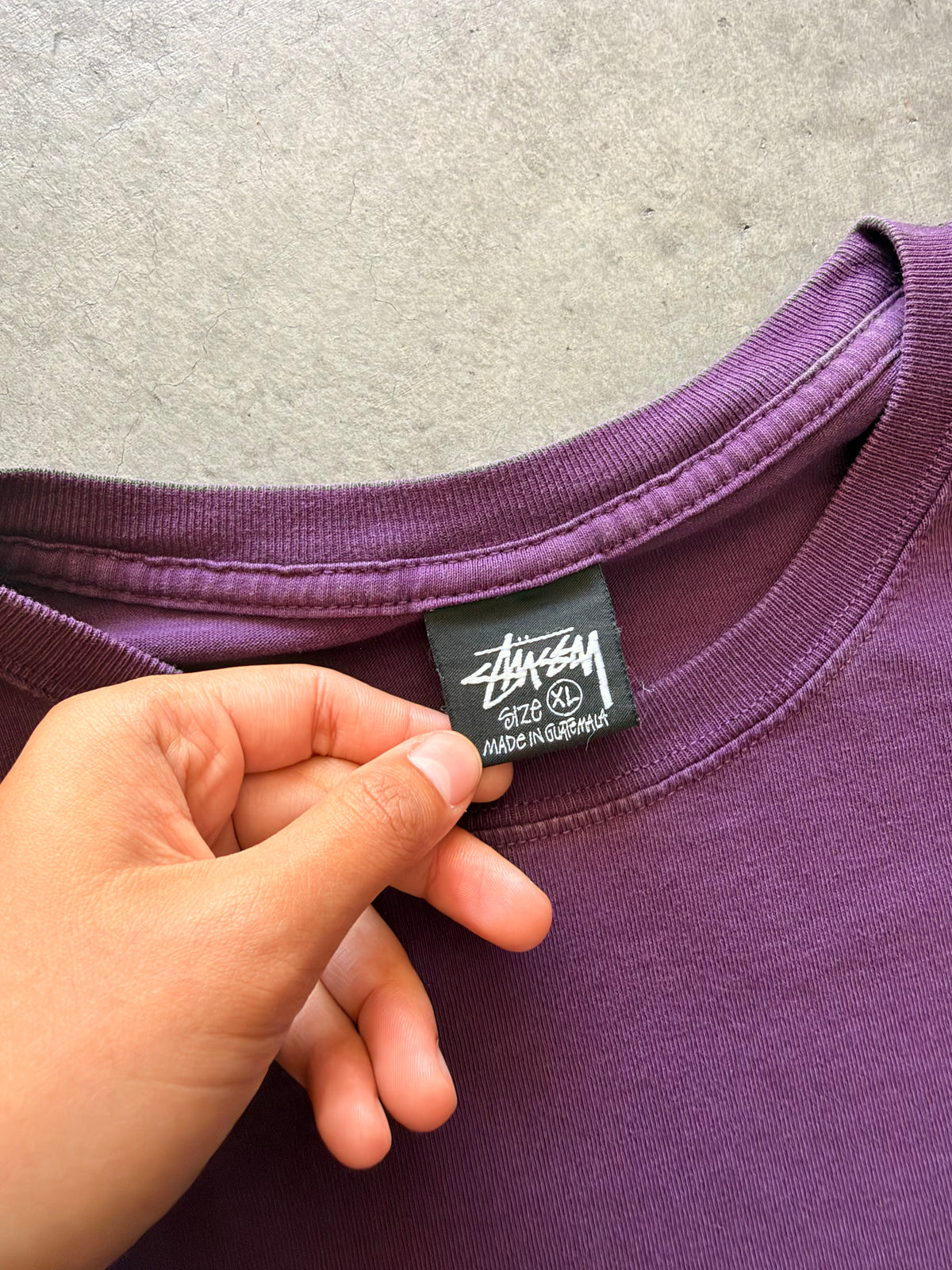 Stussy basic logo long sleeve - XL