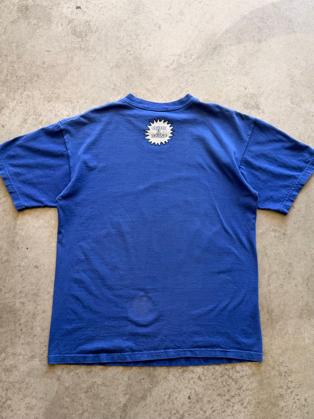 Stussy x Pound blue tee - L