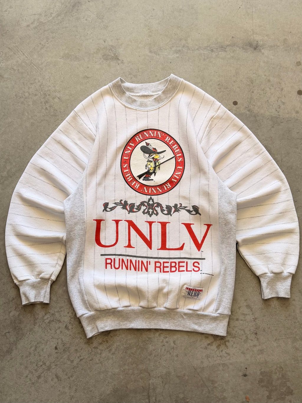 UNLV pinstriped crewneck - M