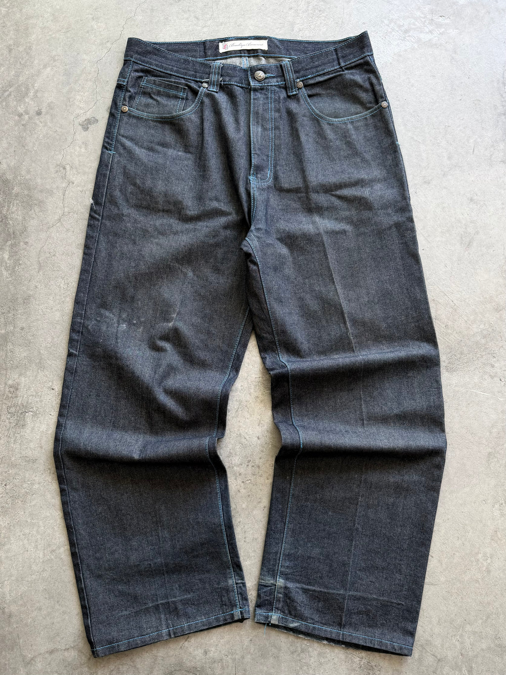 Brooklyn raw y2k denim jeans Sz 36