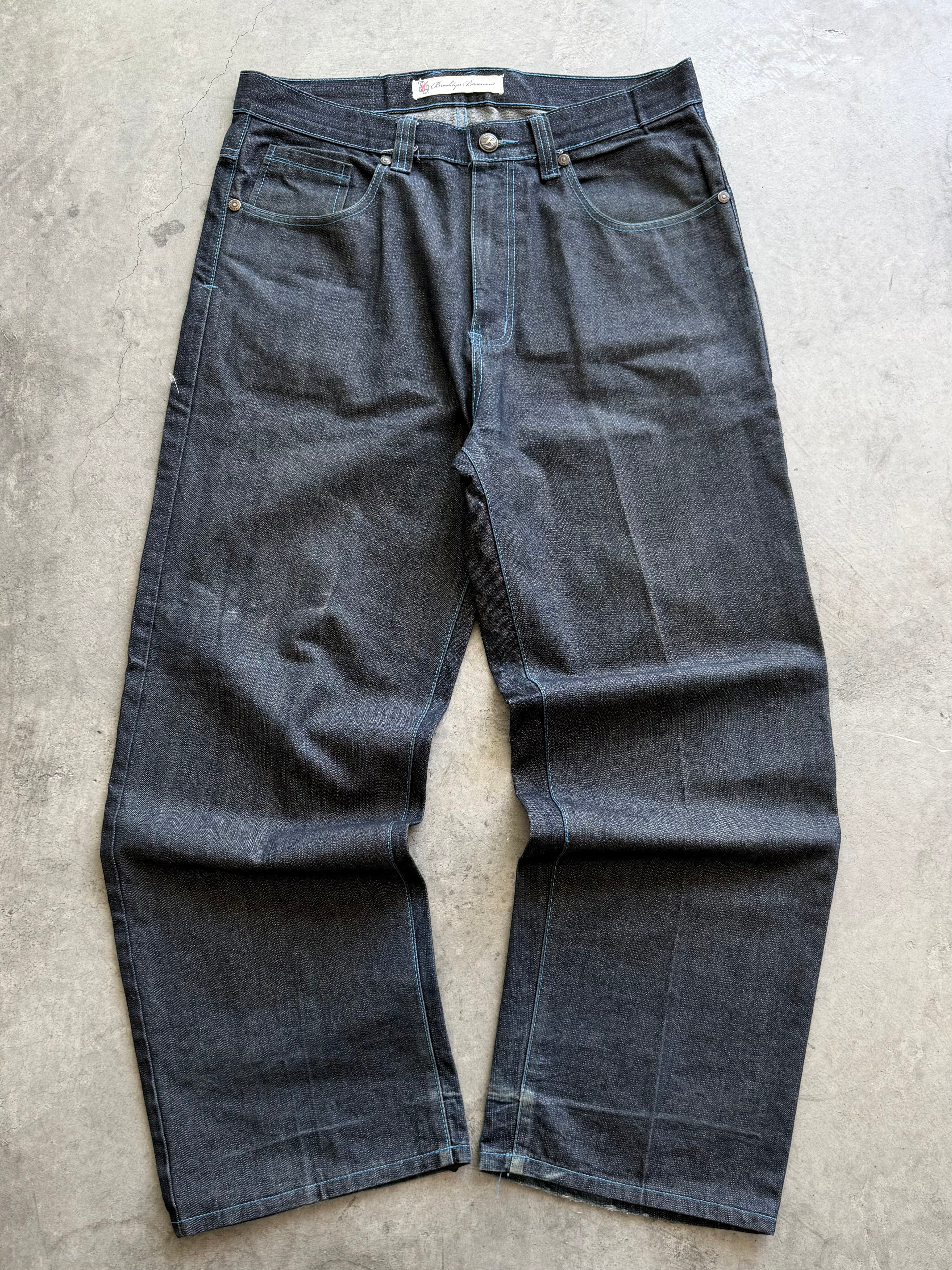 Brooklyn raw y2k denim jeans Sz 36