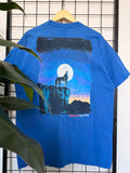 Marlboro Unlimited wolf blue pocket tee - L