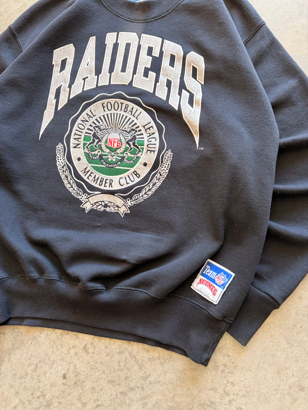 90s Raiders crewneck - L
