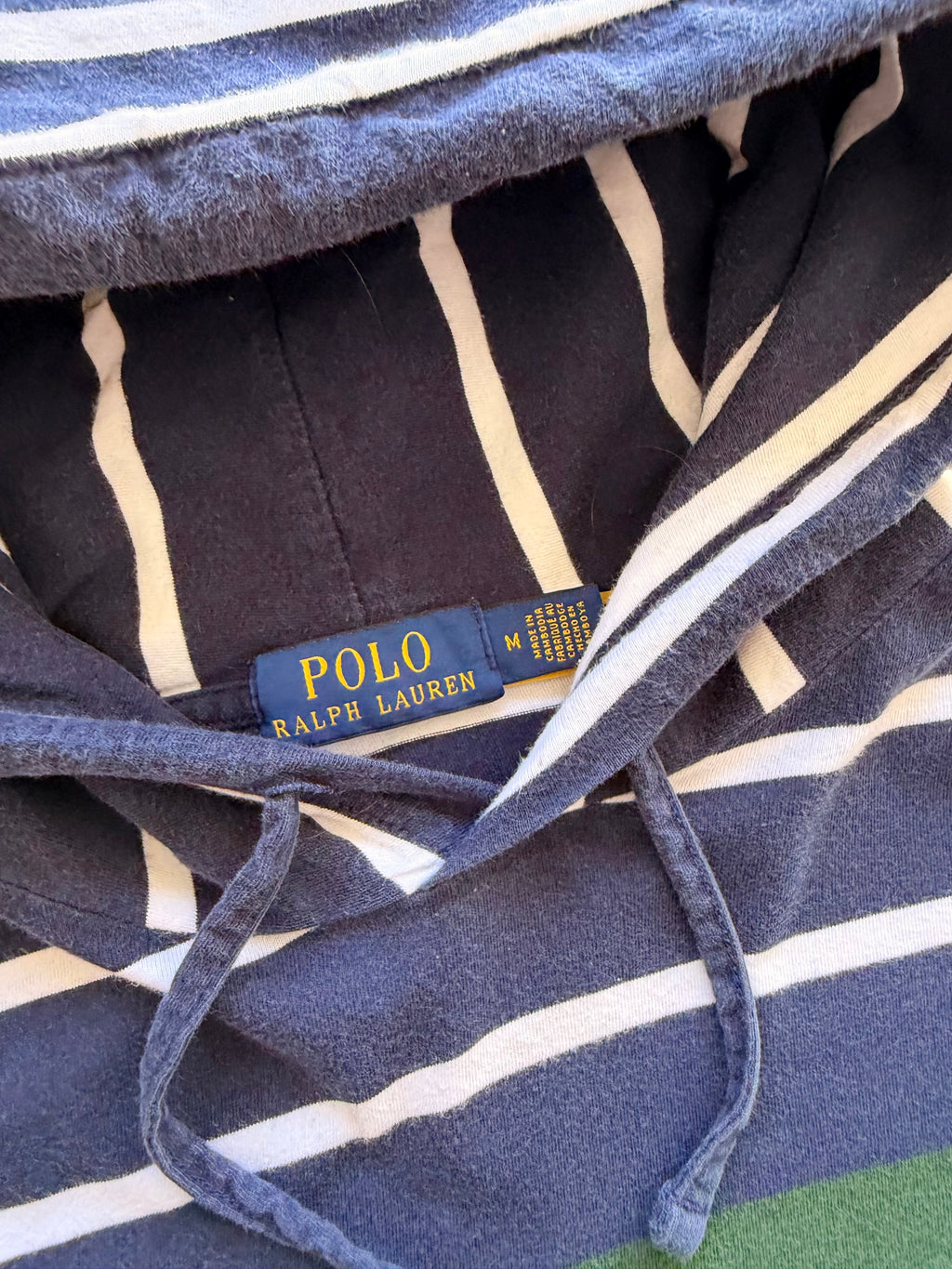 Polo green lightweight hoodie - M