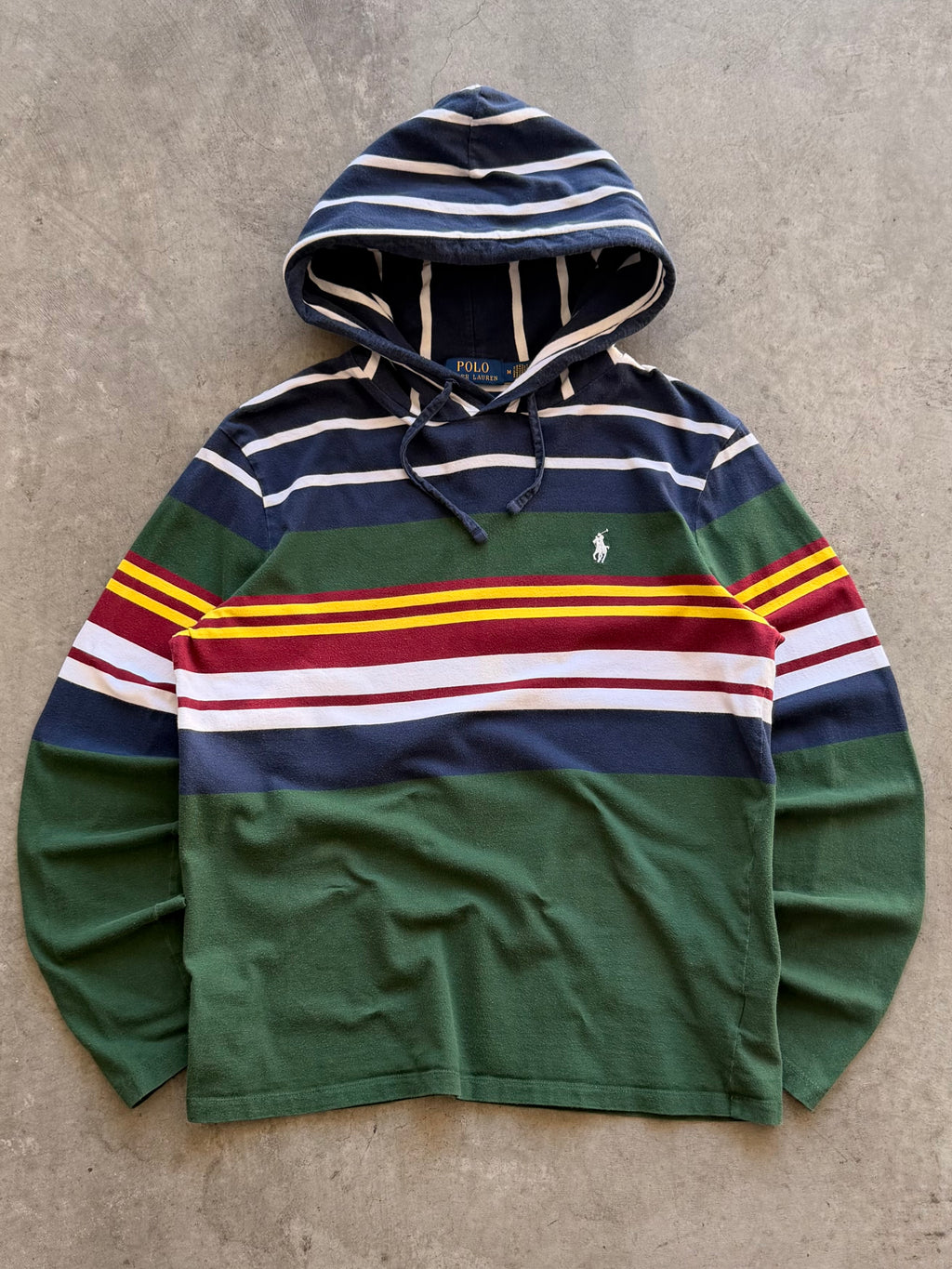 Polo green lightweight hoodie - M