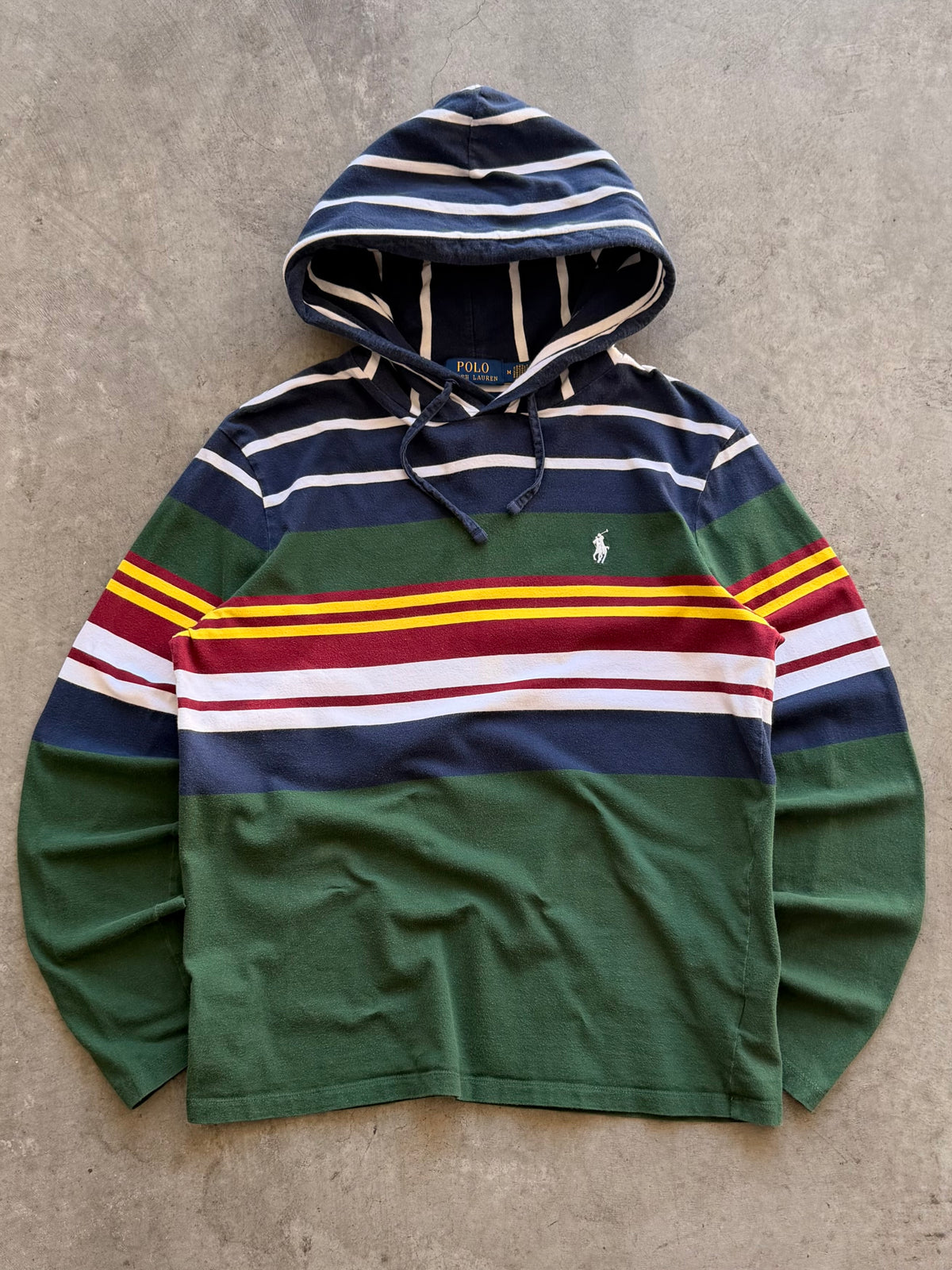 Polo green lightweight hoodie - M