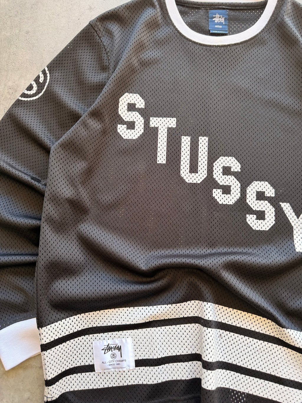 Stussy black jersey - M