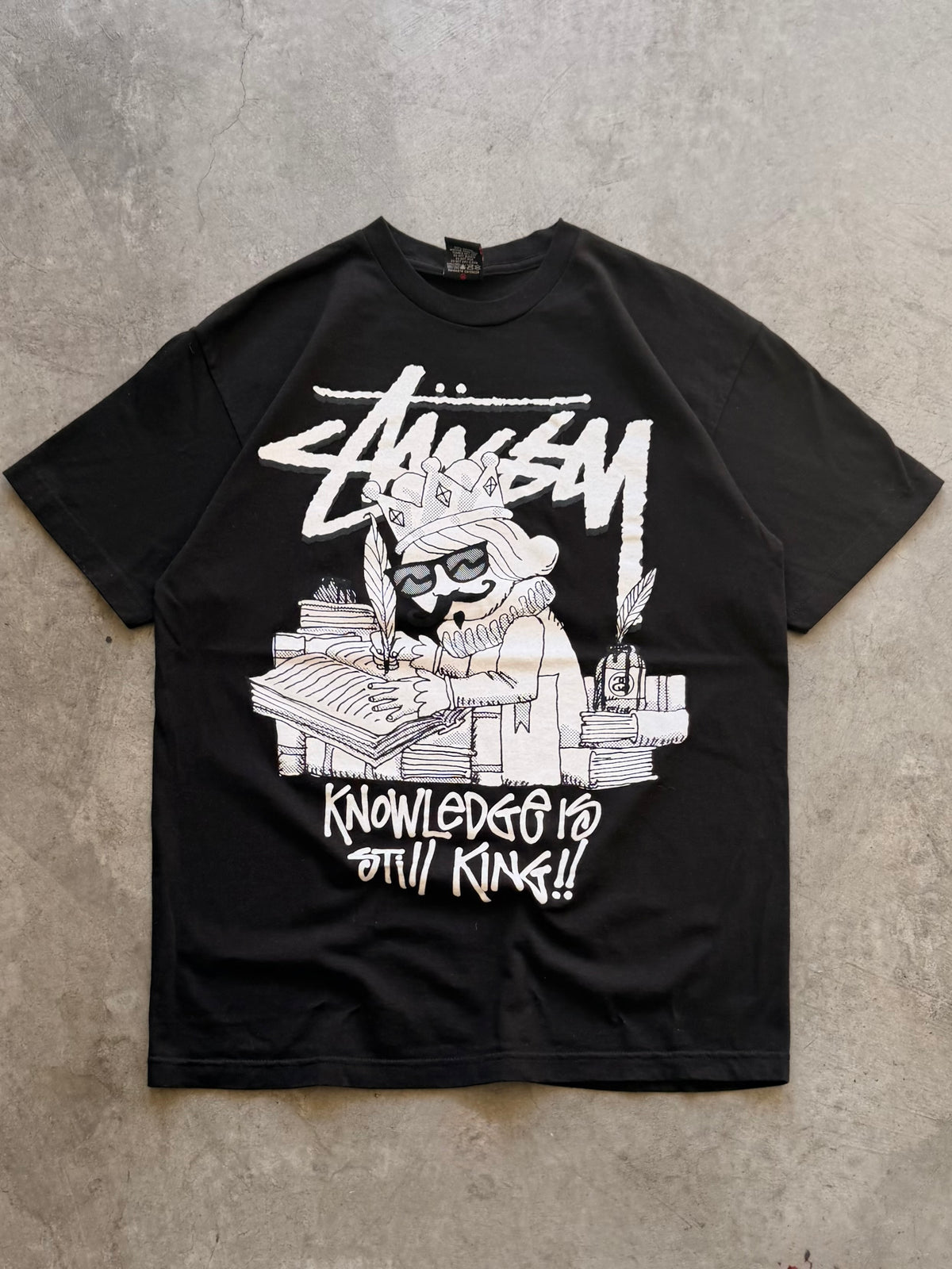 00s Stussy knowledge is king - L
