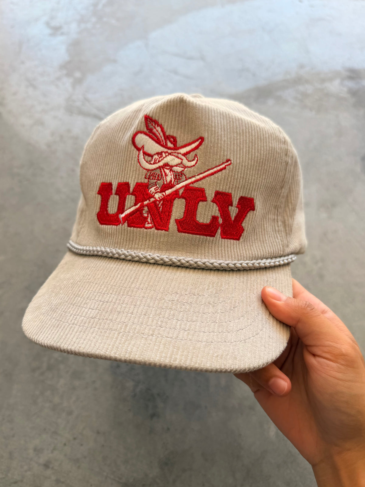 UNLV corduroy hat