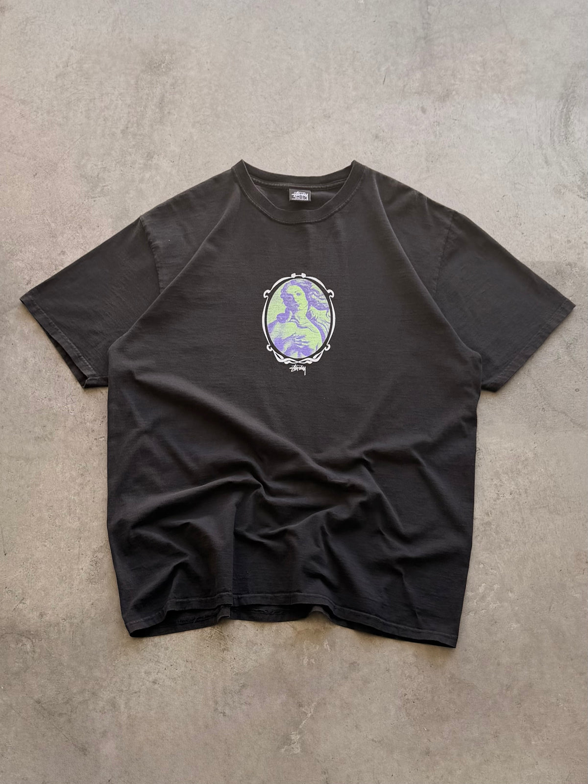 Stussy venus black tee - L
