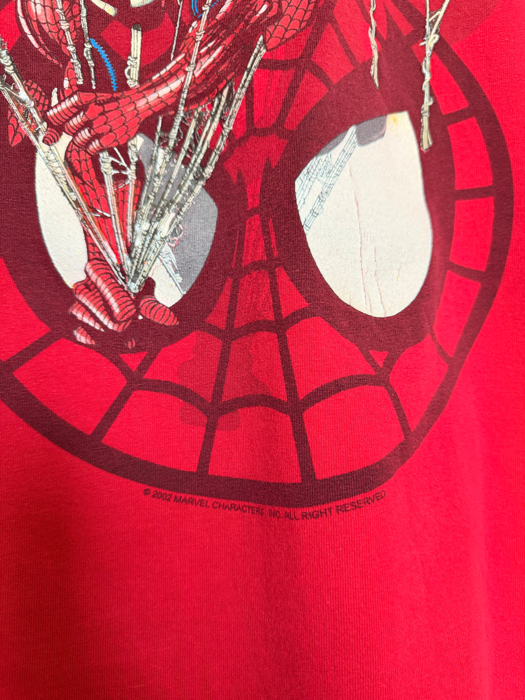 Spiderman 2002 red tee - XL