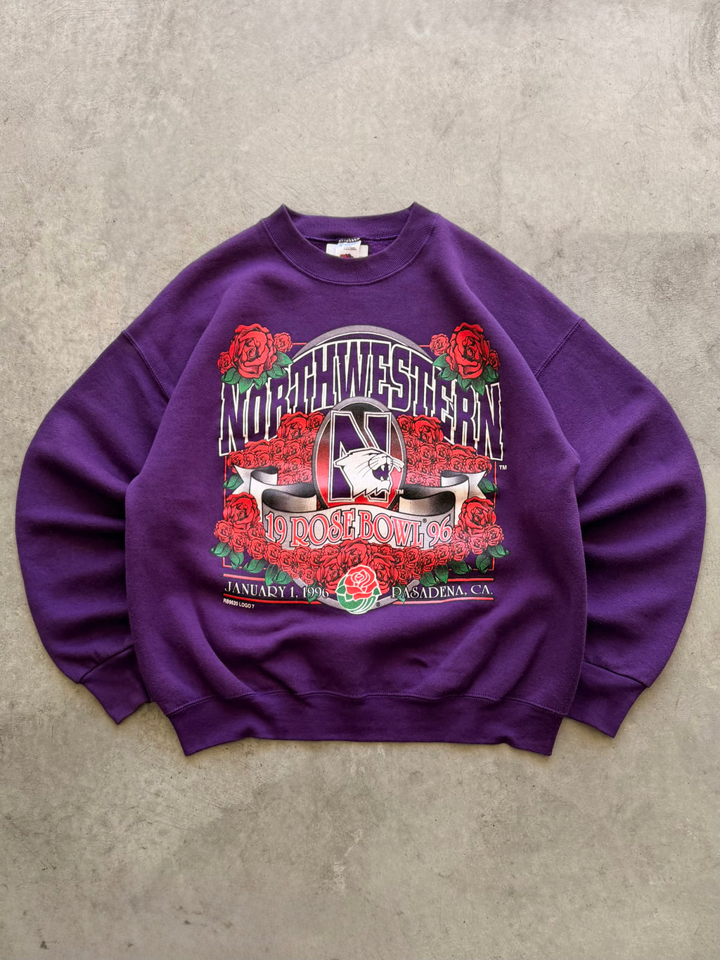 1996 Northwestern purple crewneck - L