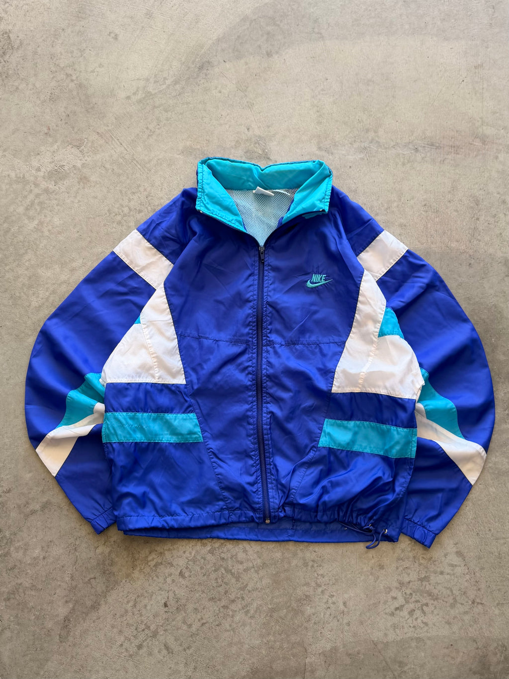 90s Nike teal windbreaker - M