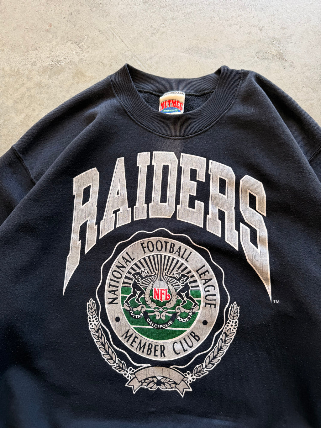 90s Raiders crewneck - L