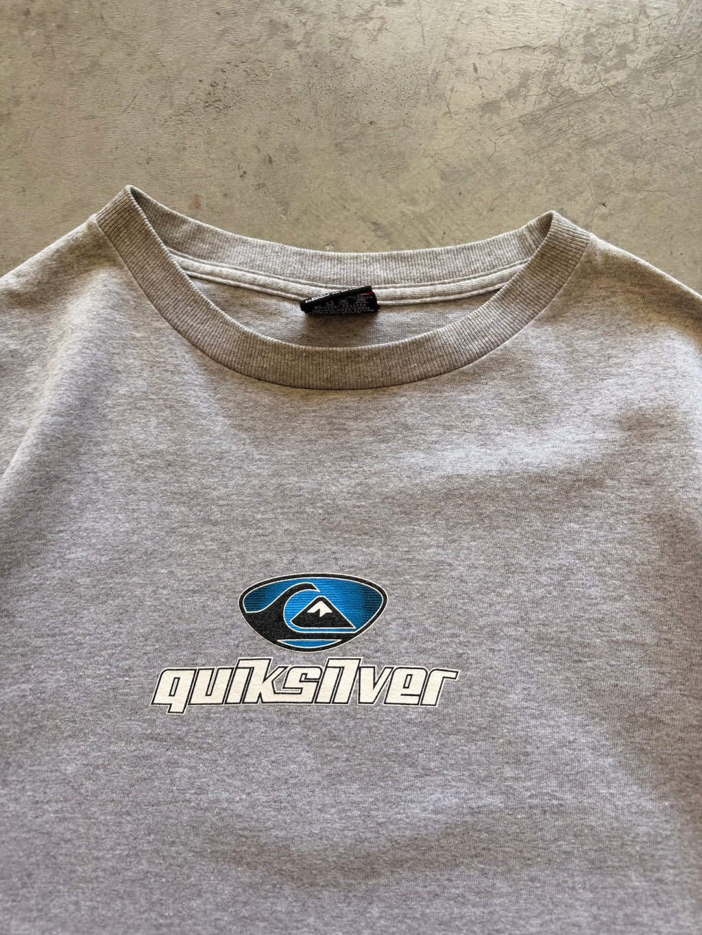 Quiksilver grey long sleeve - M