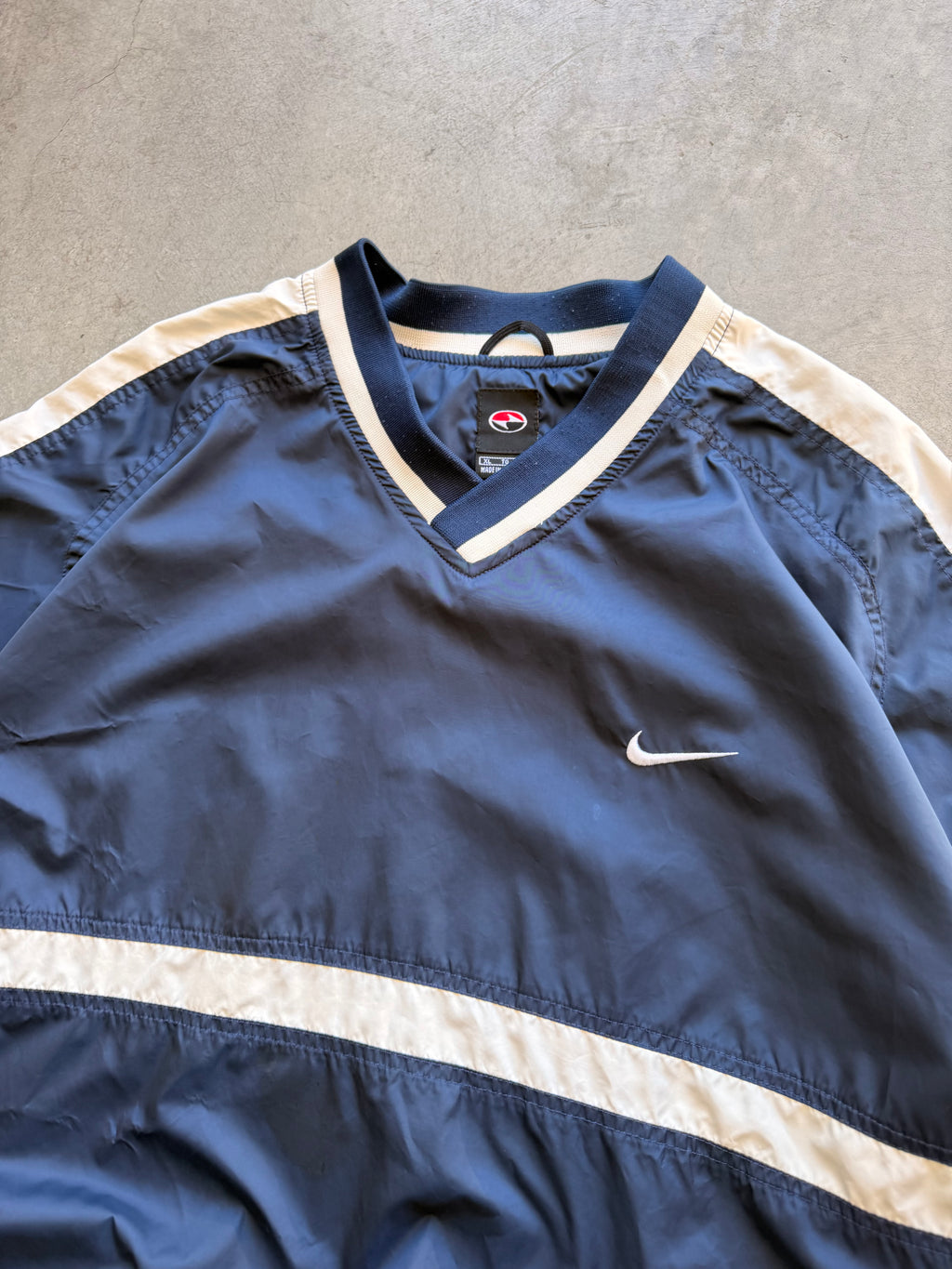 Nike X Tiger Woods navy windbreaker pullover - XL