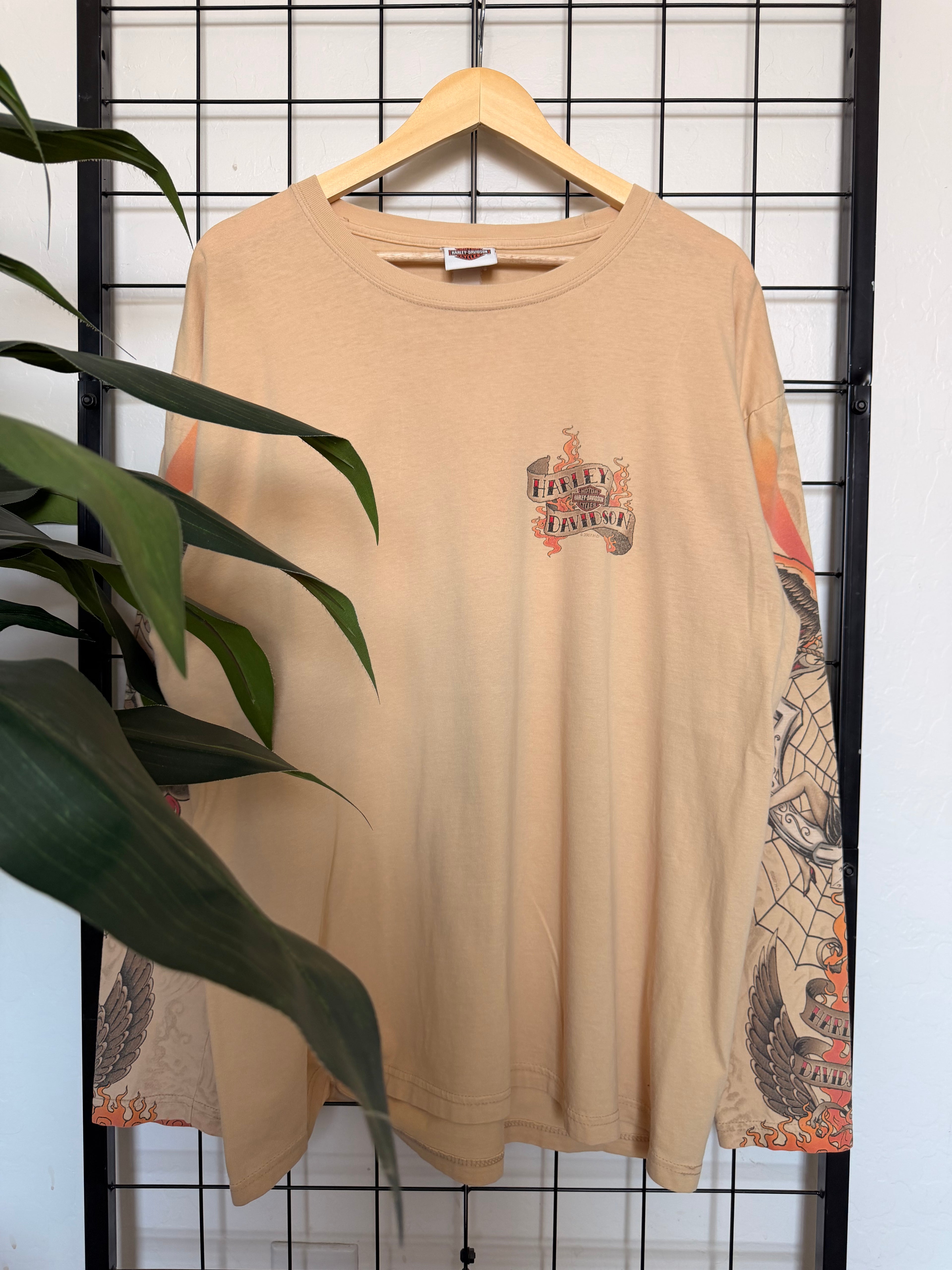 2007 Harley Davidson Shiawassee Michigan longsleeve tee - XL