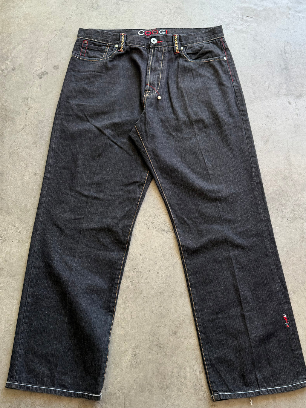 Coogi black jeans Sz 37